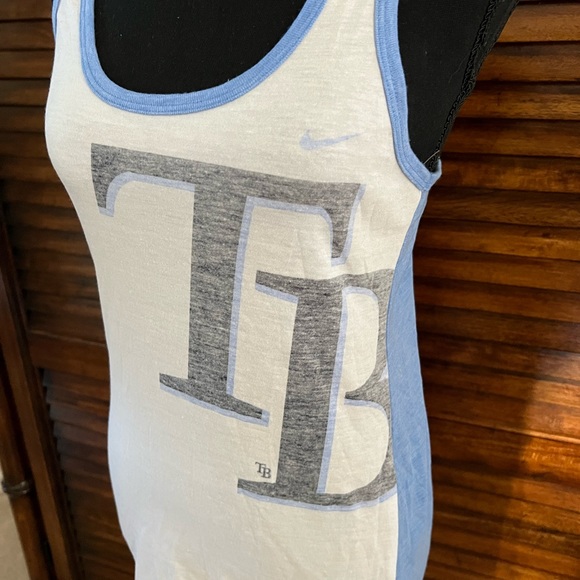 ⚾️Nike MLB Women’s Dri-Fit Racer Back Blue White Tank Top Size Small⚾️ - Picture 5 of 5